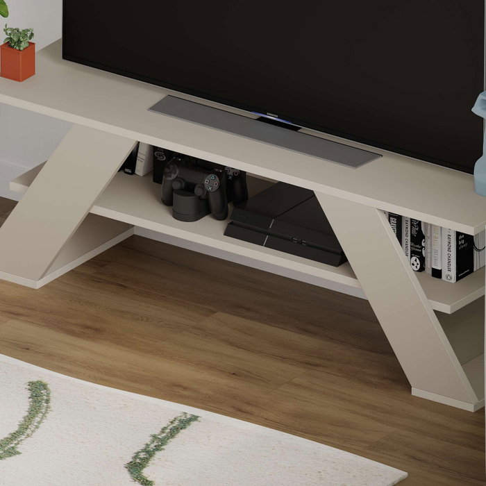 Hanah Home Mueble de TV Farfalla - Arenisca Hanah Home Mueble de TV Farfalla - Arenisca